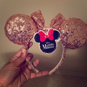 Rose Gold Minnie Mouse Ears